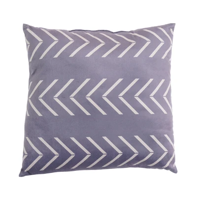 Gambar Informa Bantal Sofa Dacron Print Arrow 40x40 cm - Abu-Abu