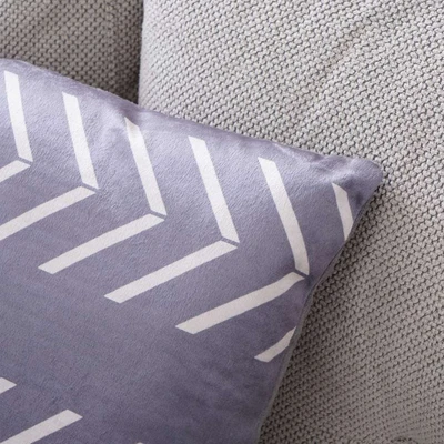 Gambar Informa Bantal Sofa Dacron Print Arrow 40x40 cm - Abu-Abu
