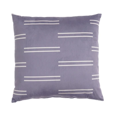 Gambar Informa Bantal Sofa Dacron Print Lines 40x40 cm - Abu-Abu