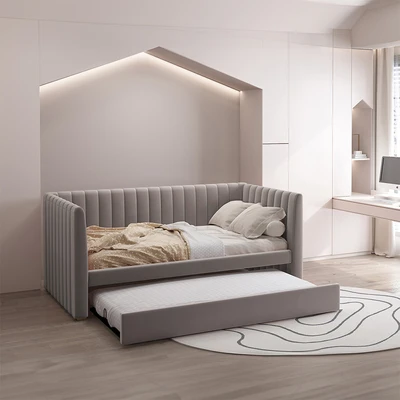 Gambar Informa 100x200 cm Bianca Tempat Tidur Sorong Anak - Abu-Abu