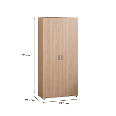 Gambar Informa Rana Kabinet Dengan Rak 6 Tingkat - Cokelat Winter Maple