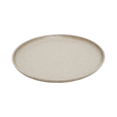 Gambar Onyx Designs Piring Saji Melamin Rustic 35.5 cm - Krem