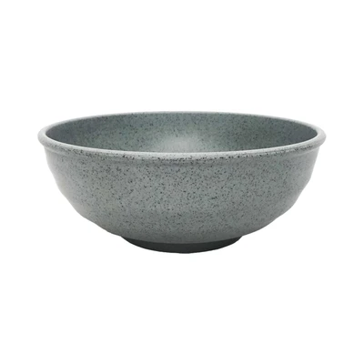 Gambar Onyx Designs Mangkuk Saji Melamine Round Cosmic 19 cm - Abu-Abu