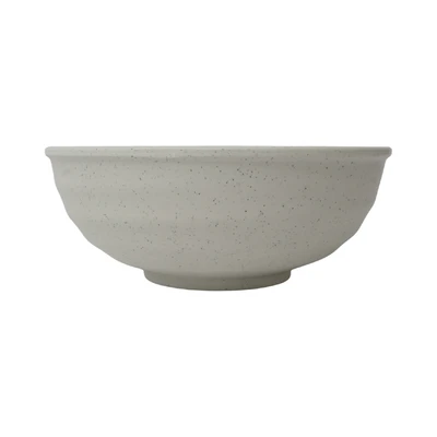 Gambar Onyx Designs Mangkuk Saji Melamine Round Cosmic 19.5 cm - Putih Ivory