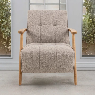 Gambar Nordia Gabbs Kursi Lounge Monza - Krem Beige