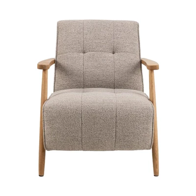 Gambar Nordia Gabbs Kursi Lounge Monza - Krem Beige