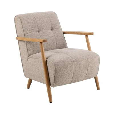 Gambar Nordia Gabbs Kursi Lounge Monza - Krem Beige