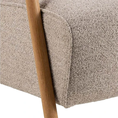 Gambar Nordia Gabbs Kursi Lounge Monza - Krem Beige
