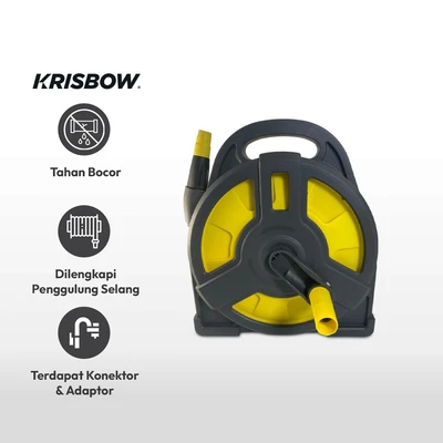 Gambar Krisbow Set Selang Air 3/8 Inci 15 Meter - Kuning
