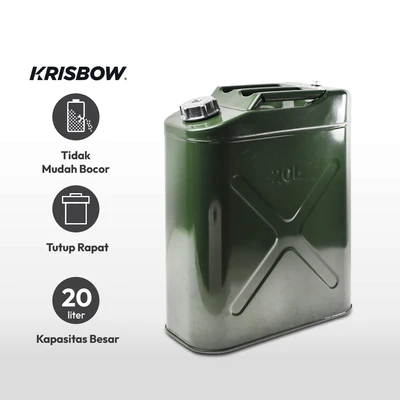 Gambar Krisbow 20 Ltr Jerigen Gasoline - Merah