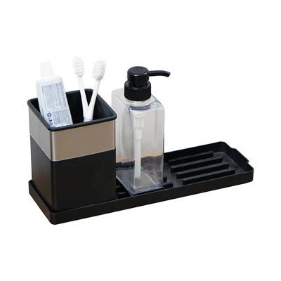 Gambar Informa Waller Dispenser Sabun Dengan Drainer - Hitam
