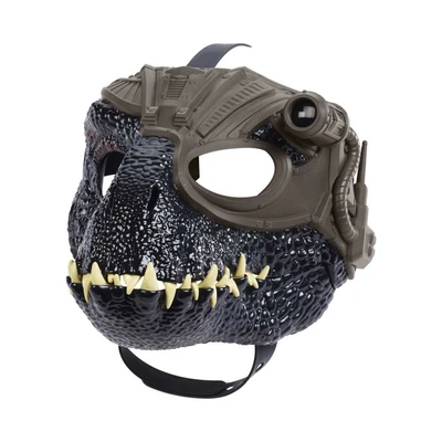 Gambar Jurassic World Roleplay Mask Dino Track & Roar Indoraptor - Hitam