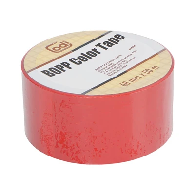 Gambar Odi Isolasi Bopp Colored 50 Meter 48 mm - Merah