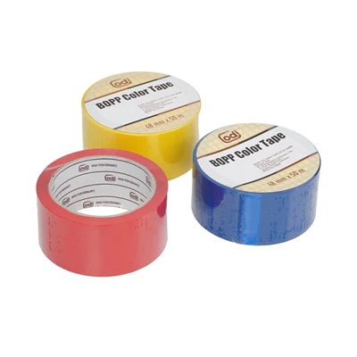 Gambar Odi Isolasi Bopp Colored 50 Meter 48 mm - Merah