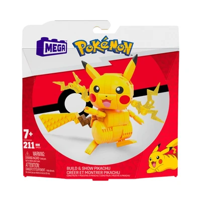 Mega Construx Set 211 Pcs Pokemon Pikachu Kuning