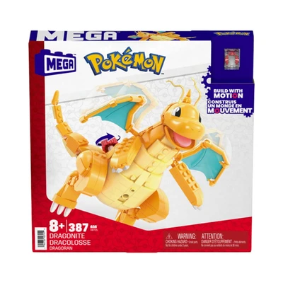 Gambar Mega Construx Set 387 Pcs Pokemon Dragonite - Oranye