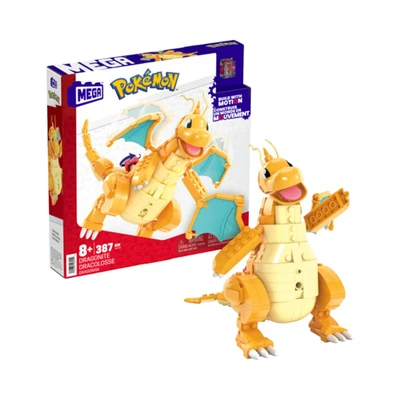 Gambar Mega Construx Set 387 Pcs Pokemon Dragonite - Oranye
