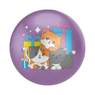 Gambar Paso Bola Pvc Kitten H1008a - Ungu