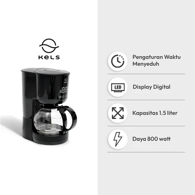 Gambar Kels Harold Coffee Maker Digital - Hitam