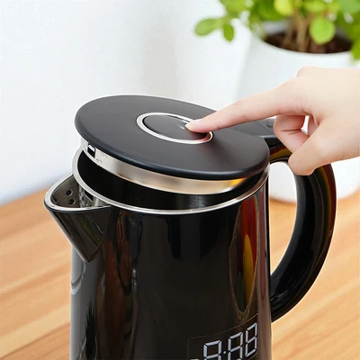 Gambar Kels Harold Teko Listrik Digital 1.5 Liter - Hitam
