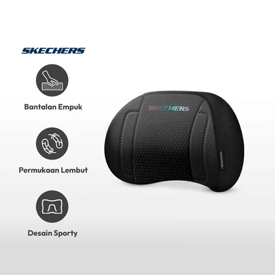 Gambar Skechers Bantal Leher Kursi Mobil Gogamat - Hitam