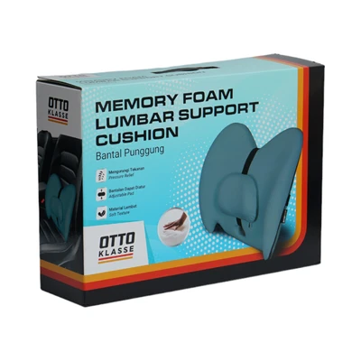 Gambar Otto Klasse Bantal Punggung Mobil Memory Foam - Briu Smoke
