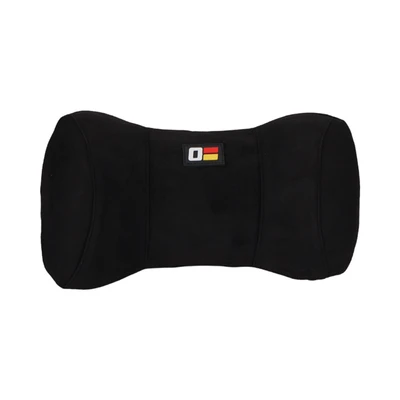 Gambar Otto Klasse Set 2 Pcs Bantal Leher Kursi Mobil Suede - Hitam