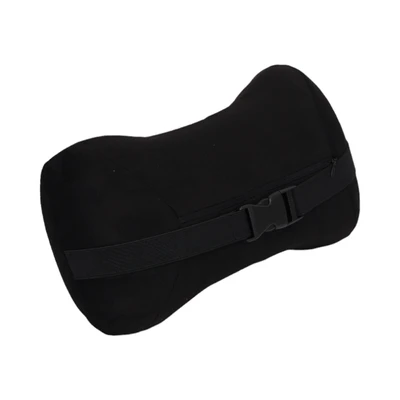 Gambar Otto Klasse Set 2 Pcs Bantal Leher Kursi Mobil Suede - Hitam