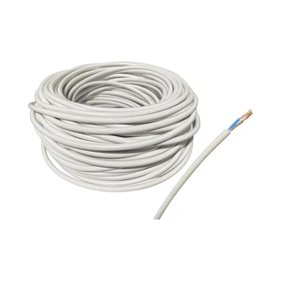 Gambar Krisbow Kabel Listrik Serabut NYMHY 1 Meter 2x0.75 mm2 - Putih