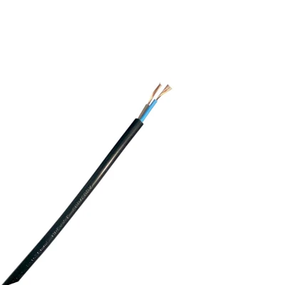 Gambar Krisbow Kabel Listrik Serabut NYMHY 1 Meter 2x0.75 mm2 - Hitam
