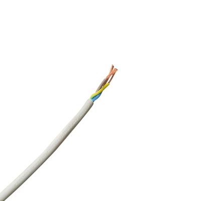 Gambar Krisbow Kabel Listrik Serabut NYMHY 1 Meter 3x1 mm2 - Putih