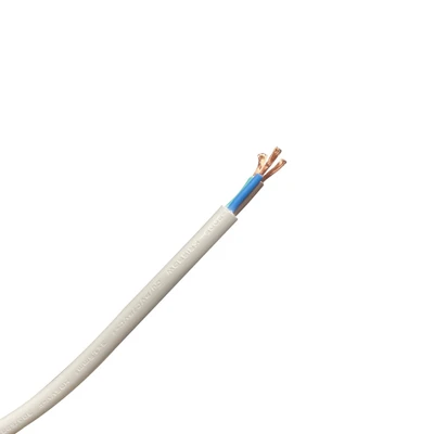 Gambar Krisbow Kabel Listrik Serabut NYMHY 1 Meter 3x1.5 mm2 - Putih