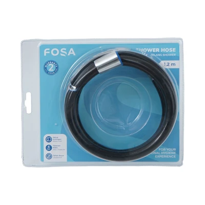 Gambar Fosa 1.2 Mtr Selang Shower Elegant - Hitam