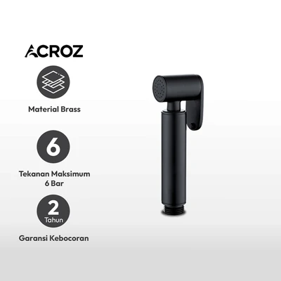 Gambar Acroz Set Toilet Shower Brass - Hitam