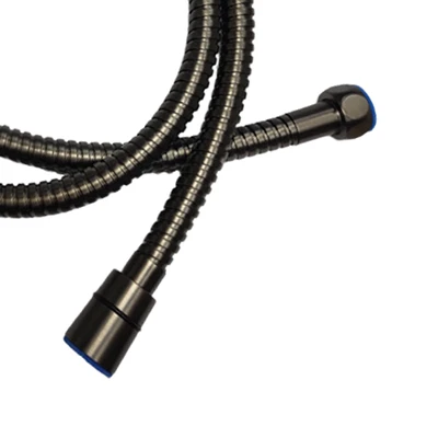 Gambar Acroz 1.2 Mtr Selang Shower Stainless Steel Premium Metal - Hitam