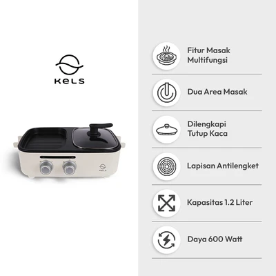 Gambar Kels Barren Multicooker 3In1 - Putih