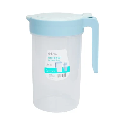 Gambar Delicia Murray Teko & Gelas Set 5 pcs - Biru Muda