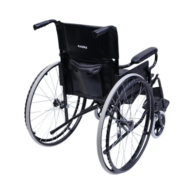 Gambar Galena Kursi Roda Manual PVC - Hitam