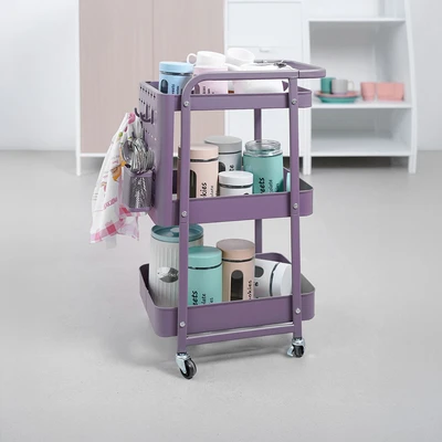 Gambar Informa Neo Walden Rak Troli Dapur - Ungu Mauve