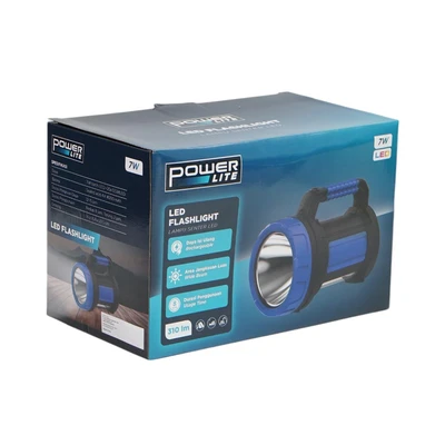 Gambar Powerlite Senter Rechargeable Dengan Lentera 7 Watt - Biru