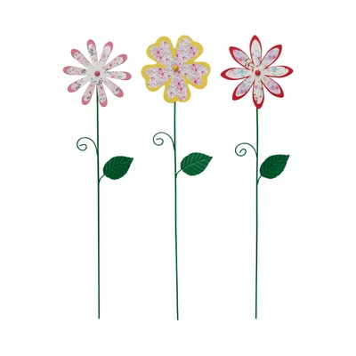 Gambar Arthome Tongkat Dekorasi Taman Flower Set 3 pcs