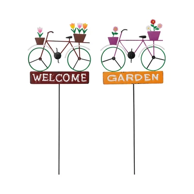 Gambar Arthome Tongkat Dekorasi Taman Bike Set 2 pcs