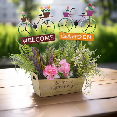 Gambar Arthome Tongkat Dekorasi Taman Bike Set 2 pcs