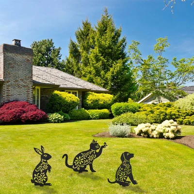Gambar Arthome Tongkat Dekorasi Taman Pet Set 3 pcs