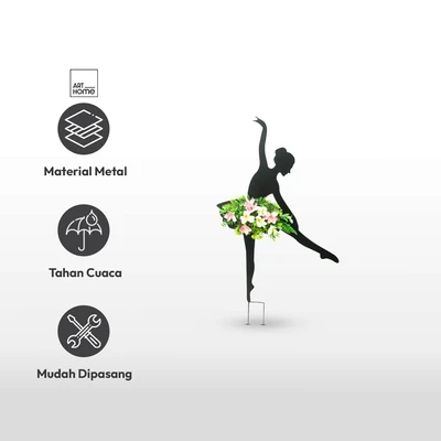 Gambar Arthome Tongkat Dekorasi Taman Ballerina L
