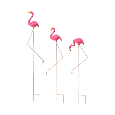 Gambar Arthome Tongkat Dekorasi Taman Polyflamingo Set 3 pcs