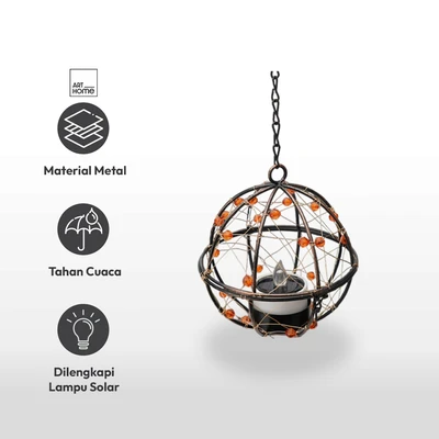 Gambar Arthome Hiasan Taman Gantung Ball Torchlite