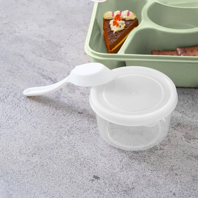 Gambar Picas Kotak Makan 3 Sekat Dengan Soup Pot 1 Liter - Hijau