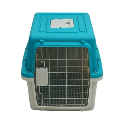 Gambar Paws N Tail Kandang Travel Portable Anjing & Kucing 40x30x49 cm - Biru