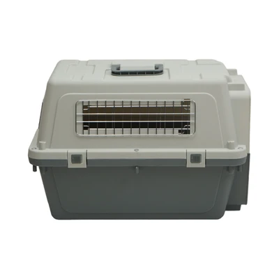 Gambar Paws N Tail Iata Kandang Travel Portable Anjing & Kucing 60.7x40.4x40.4 cm - Abu-Abu